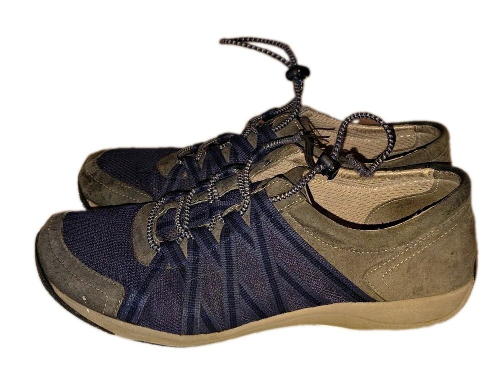 Dansko Womens Low Top Lace-Up Comfort Sneakers Blue Gray EU 41 US 10.5 - Picture 1 of 9